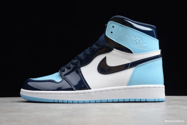 MaikeSneakers High Retro Patent Air OG CD0461-401 UNC 1 Jordan 0817